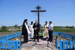 Освящение Поклонного Креста в Кожевниково