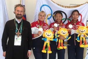 Российские олимпийцы помолятся за дарованные им победы