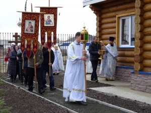 Освящение нового храма свв. Бориса и Глеба в селе Багане (видео)