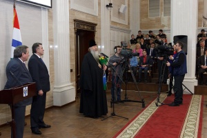 Митрополит Тихон награжден юбилейной медалью «80 лет Новосибирской области»