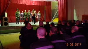Праздничный концерт ансамбля танца «Сибирь» в колонии №8