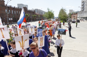 «Шествие буквиц» в Новосибирске