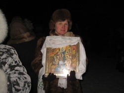 18 января 2011 г. в м/р Ложок г. Искитима состоялся Крестный ход на Святой ключ