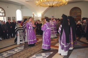 Епископ Искитимский и Черепановский Лука совершил свою первую службу как правящий Архиерей