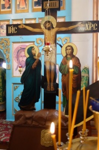 Архиерейское служение в Ордынском районе в храме в честь иконы Пресвятой Богородицы «Неопалимая купина»