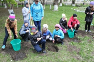 Первая школьная «Аллея улыбок» в Новосибирске